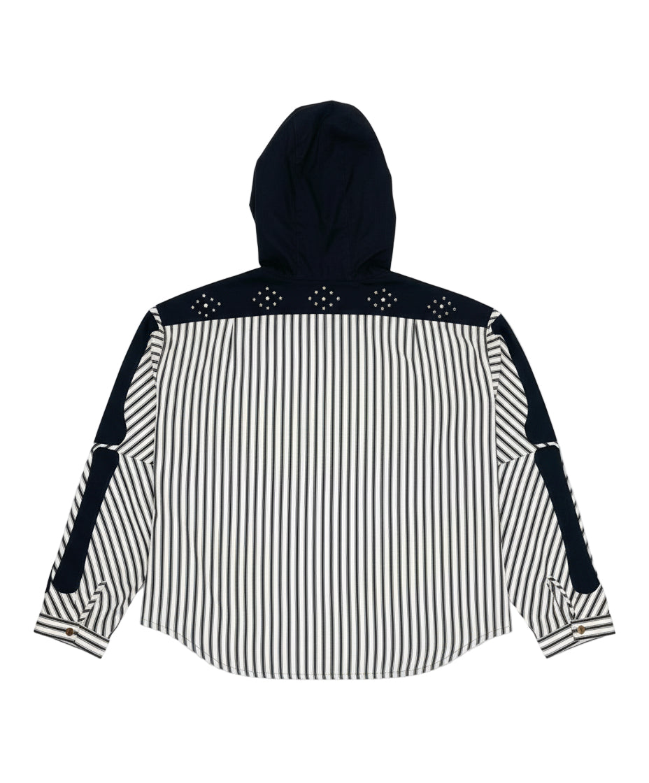 Bones on stripes shirt