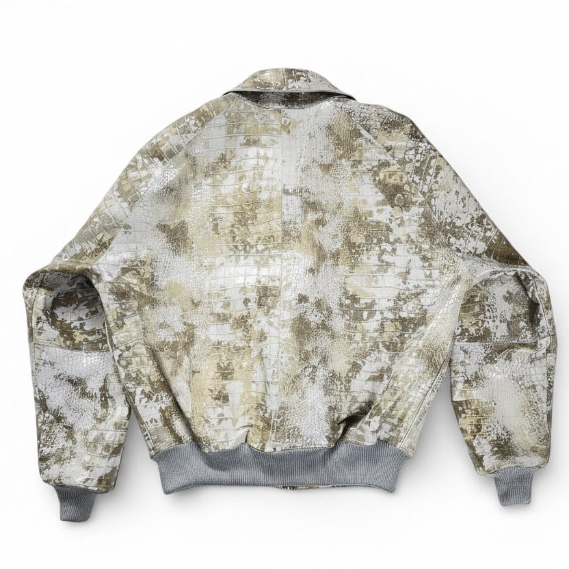 Leather Bomber Jacket