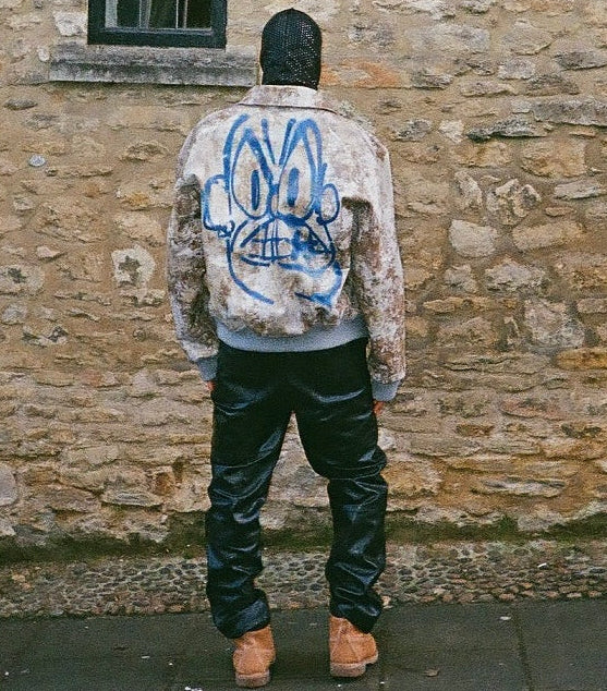 Leather Bomber Jacket