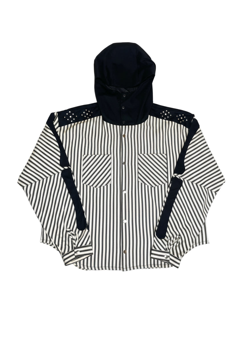 Bones on stripes shirt