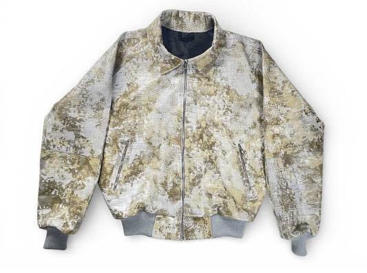 Leather Bomber Jacket